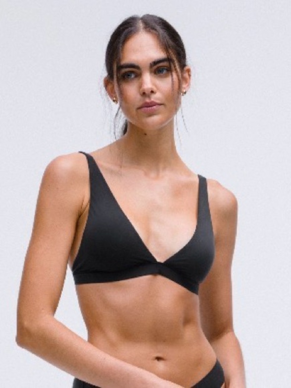 lululemon athletica Black Triangle Bralette - Minimal Support